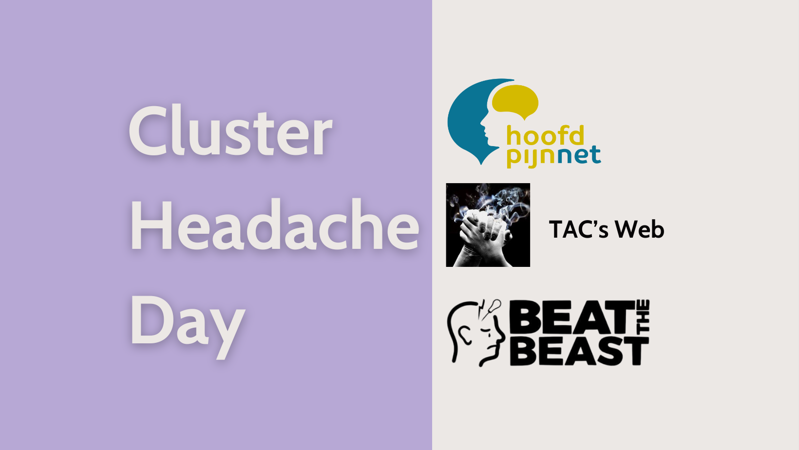 cluster headache day clusterhoofdpijn