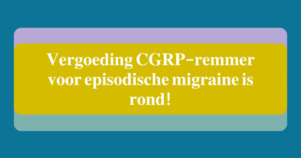 cgrp remmer vergoed episodische migraine
